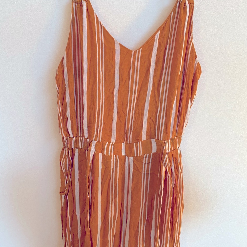 Striped jumpsuit